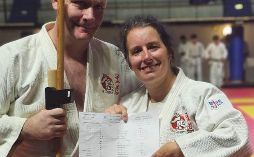 Stéphanie ceinture noire !!!